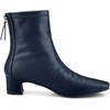 image:imageAllegra K Womens Square Toe Block Heels Ankle Boots  Low Heeled Back Zip ChunkyHeel 18 Inches Party Halloween days Christmas Days Dating EveningNavy Blue