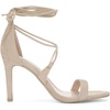 image:imageAllegra K Womens Stiletto Heel Laceup Sandals  3 34 inches Heel Open Toe Comfortable Faux Suede perfect for Evening Party Wedding Date NightBeige