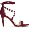 image:imageAllegra K Womens Stiletto Heel Laceup Sandals  3 34 inches Heel Open Toe Comfortable Faux Suede perfect for Evening Party Wedding Date NightBurgundy