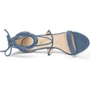 image:imageAllegra K Womens Stiletto Heel Laceup Sandals  3 34 inches Heel Open Toe Comfortable Faux Suede perfect for Evening Party Wedding Date NightHaze Blue
