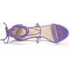 image:imageAllegra K Womens Stiletto Heel Laceup Sandals  3 34 inches Heel Open Toe Comfortable Faux Suede perfect for Evening Party Wedding Date NightPurple