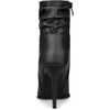 image:imageAllegra K Womens Slouched Ankle Boot Stiletto Heels  Pointy Toe Side Zipper Heel 3 89 Inches Party Halloween days Christmas Days Dating EveningBlack