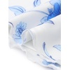 image:imageAllegra K Floral Mesh Maxi Skirt for Women Summer 2026 High Waisted Boho Bodycon Fishtail Long SkirtsWhite Blue