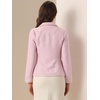 image:imageAllegra K Tweed Blazer for Womens Notch Lapel Long Sleeve Fall Winter Elegant Business Casual JacketPink