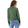 image:imageAllegra K Womens Lightweight Classic Casual Stand Collar Pocket Short Biker Moto JacketArmy Green