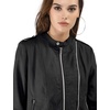 image:imageAllegra K Womens Lightweight Classic Casual Stand Collar Pocket Short Biker Moto JacketBlack