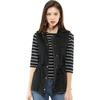 image:imageAllegra K Womens Zip Up Sleeveless Jacket Utility Anorak Outwear Cargo VestBlack
