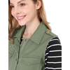 image:imageAllegra K Womens Zip Up Sleeveless Jacket Utility Anorak Outwear Cargo VestGreen