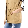 image:imageAllegra K Womens Zip Up Sleeveless Jacket Utility Anorak Outwear Cargo VestKhaki