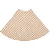 image:imageAllegra K Womens Plaids Vintage Tartan Elastic Waist Knee Length ALine SkirtApricot