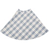 image:imageAllegra K Womens Plaids Vintage Tartan Elastic Waist Knee Length ALine SkirtBlue White