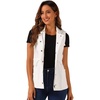 image:imageAllegra K Womens Zip Up Sleeveless Jacket Utility Anorak Outwear Cargo VestWhite