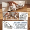 image:imageAllegra K Womens Plaid Solid Color Hollowout Buckle Platform Peeptoe SandalsSilver