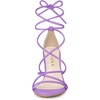 image:imageAllegra K Womens Stiletto Heel Strappy Sandals  2 38 inches Heel LaceUp Comfortable Faux Leather perfect for Evening Party Wedding Date NightLavender
