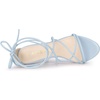 image:imageAllegra K Womens Stiletto Heel Strappy Sandals  2 38 inches Heel LaceUp Comfortable Faux Leather perfect for Evening Party Wedding Date NightLight Blue