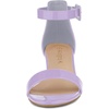 image:imageAllegra K Womens Open Toe Low Block Heel Ankle Strap Purple Sandals 75 M US