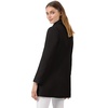 image:imageAllegra K Womens Peter Pan Collar Overcoat Double Breasted Winter Trench Pea CoatBlack