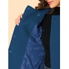 image:imageAllegra K Womens Peter Pan Collar Overcoat Double Breasted Winter Trench Pea CoatDeep Blue