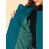 image:imageAllegra K Womens Peter Pan Collar Overcoat Double Breasted Winter Trench Pea CoatLake Blue