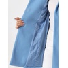 image:imageAllegra K Womens Peter Pan Collar Overcoat Double Breasted Winter Trench Pea CoatLight Grey Blue