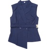 image:imageAllegra K Business Casual Blazer Vest for Womens Belted Dressy Sleeveless BlazerDark Blue