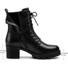 image:imageAllegra K Womens Lace Up Platform Chunky Heel Ankle Combat BootsBlack