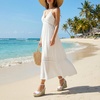 image:imageAllegra K Womens Lace Wedges Ankle Strap Platform Heel Espadrille Wedge Heels SandalsWhite
