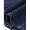 image:imageAllegra K Denim Jacket Womens Classic Stand Collar Long Sleeve Jean Jackets  2026 Trendy Button Front Flap Chest Pockets Stretchy Fabric Washed Vintage Daily Casual WearDeep Blue