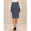 image:imageAllegra K Office Pencil Skirts for Women Dressy High Waist SkirtGrey