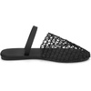image:imageAllegra K Women Slip on Mesh Braided Hollow Out Flats Sandals  Round Toe Slides Lightweight Casual Lounging Slingback Style Comfortable Fit Breathable MeshBlack