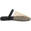 image:imageAllegra K Women Slip on Mesh Braided Hollow Out Flats Sandals  Round Toe Slides Lightweight Casual Lounging Slingback Style Comfortable Fit Breathable MeshKhaki