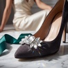 image:imageAllegra K 2 PCS Womens Rhinestone Flower Shoe Clips Fashion Crystal Shoes Buckles Decoration for Wedding PartyClear
