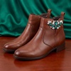 image:imageAllegra K 2 PCS Womens Rhinestone Flower Shoe Clips Fashion Crystal Shoes Buckles Decoration for Wedding PartyGreen