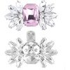 image:imageAllegra K 2 PCS Womens Rhinestone Flower Shoe Clips Fashion Crystal Shoes Buckles Decoration for Wedding PartyPink