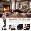 image:imageAllegra K Women Warm Faux Suede Nonslip Laceup Flat Ankle Snow Boots  Breathable durable outsole Keeps feet dry in cold mud Daily wear Comfortable nonslip laceup designBlack