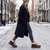 image:imageAllegra K Women Warm Faux Suede Nonslip Laceup Flat Ankle Snow Boots  Breathable durable outsole Keeps feet dry in cold mud Daily wear Comfortable nonslip laceup designCoffee