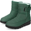image:imageAllegra K Women Winter Adjustable Flat Pull on Snow Boots  18inch heel Hook amp Loop closure Comfy for daily wear Adjustable fit Easy pullon style Nonslip outsoleGreen