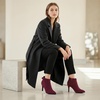 image:imageAllegra K Womens Pointed Toe Zipper Stiletto Heels Ankle BootiesBurgundy