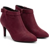 image:imageAllegra K Womens Pointed Toe Zipper Stiletto Heels Ankle BootiesBurgundy