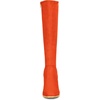 image:imageAllegra K Womens Side Zipper Chunky Heel Knee High Boots  3 17 inches Heel Boot with Side Zip Faux Suede Round Toe Comfort Fall Winter Knee Boots Casual OfficeOrange