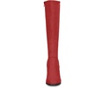 image:imageAllegra K Womens Side Zipper Chunky Heel Knee High Boots  3 17 inches Heel Boot with Side Zip Faux Suede Round Toe Comfort Fall Winter Knee Boots Casual OfficeRed