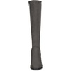 image:imageAllegra K Womens Side Zipper Chunky Heel Knee High Boots  3 17 inches Heel Boot with Side Zip Faux Suede Round Toe Comfort Fall Winter Knee Boots Casual OfficeGrey