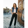 image:imageAllegra K Womens Cropped Denim Jacket Top Short Sleeve Summer Jean Jackets  Cap Sleeves Button Down for Casual Daily Layering Trendy 2026 OutfitsDark Blue