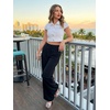 image:imageAllegra K Womens Cropped Denim Jacket Top Short Sleeve Summer Jean Jackets  Cap Sleeves Button Down for Casual Daily Layering Trendy 2026 OutfitsWhite
