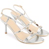 image:imageAllegra K Womens Crystal Slingback Strap Stiletto Heel SandalsSilver
