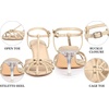 image:imageAllegra K Womens Gladiator Strappy TStrap Stiletto Heels SandalsBeige