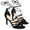 image:imageAllegra K Womens Lace Up Strappy Stiletto Heel Black Sandals 7 M US