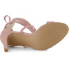 image:imageAllegra K Women Faux Suede Open Toe Stiletto Heel Lace Up Sandals  Strappy design ABS heel Open toe Lace up Stiletto heel Office Party Evening Dating 3 34 inch heightDust Pink