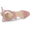 image:imageAllegra K Women Faux Suede Open Toe Stiletto Heel Lace Up Sandals  Strappy design ABS heel Open toe Lace up Stiletto heel Office Party Evening Dating 3 34 inch heightDust Pink