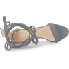 image:imageAllegra K Women Faux Suede Open Toe Stiletto Heel Lace Up Sandals  Strappy design ABS heel Open toe Lace up Stiletto heel Office Party Evening Dating 3 34 inch heightGrey